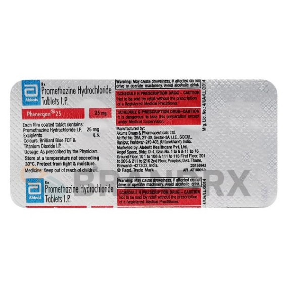 Phenergan 25 mg Abbott Healthcare Pvt. Ltd.